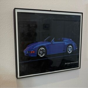 1994 Strosek Porsche Speedster foto Wall Poster Frame with Cristal
